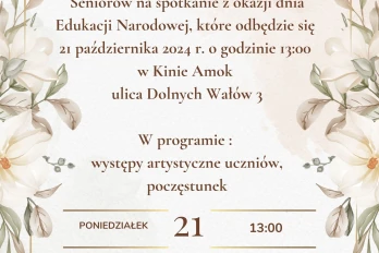 Spotkanie dla Emerytowanych Pracowników Oświaty z okazji Dnia Edukacji Narodowej