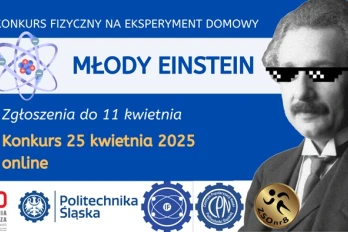 Konkurs fizyczny młody Einstein dla uczniów szkół ponadpodstawowych