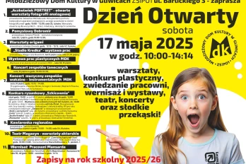 Dzień Otwarty w MDK- Zapraszamy!