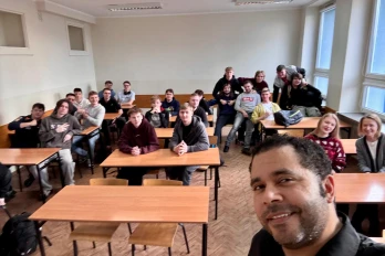 Visited ZSTI in Gliwice (Poland) for a second session today as a native English speaker!